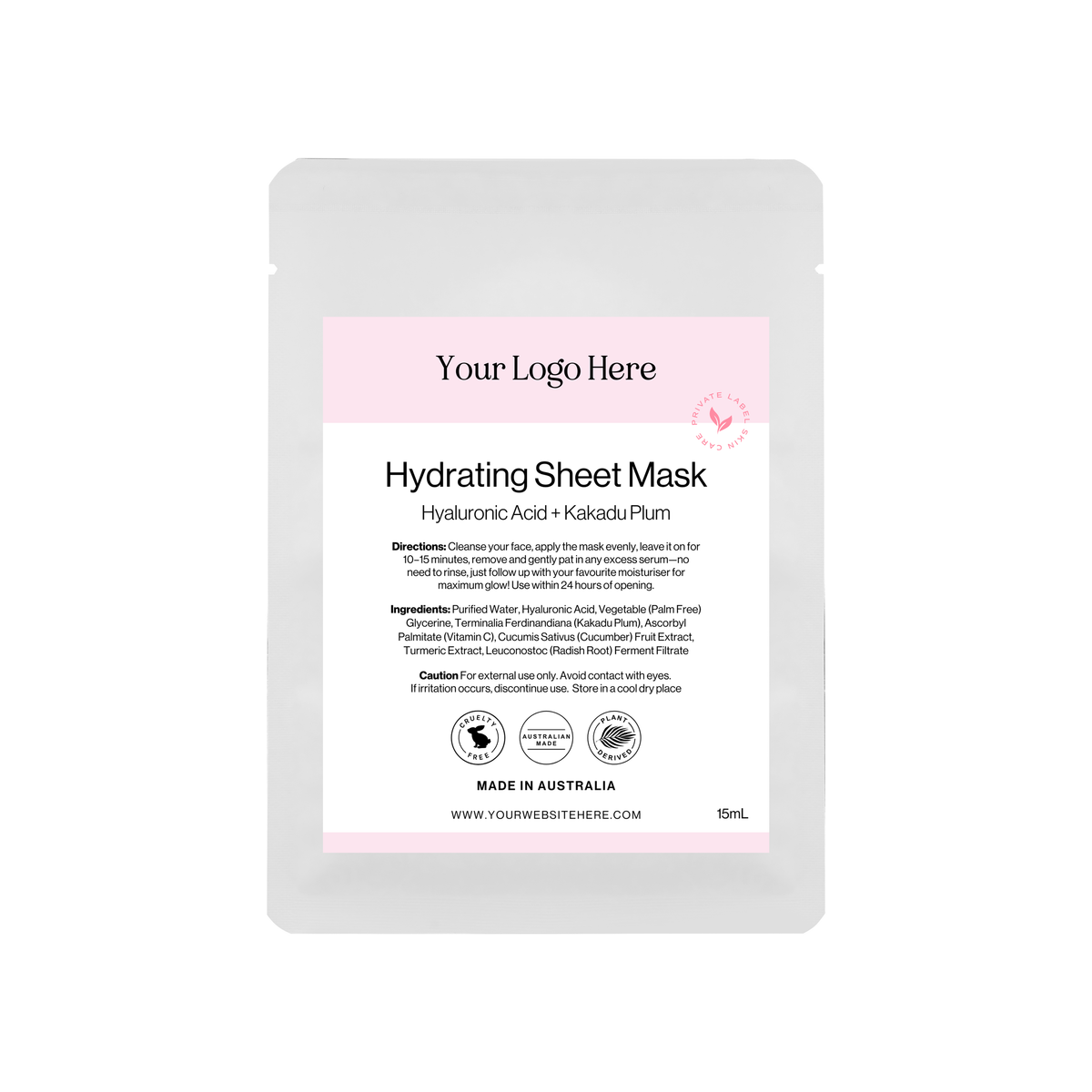 Hydrating Sheet Mask | Private Label Skin Care